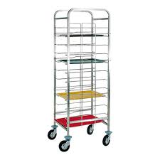 Regalwagen 12 xGN1/1 fahrbar+4 Lenkrollen